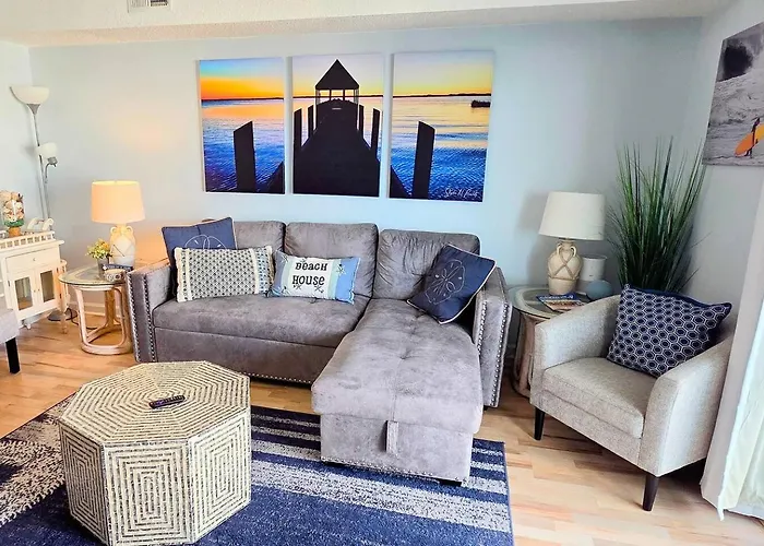 Apartment Beachside Bliss- Steps 2 Sand-indoor Pool, Game Rm Ocean Stadt